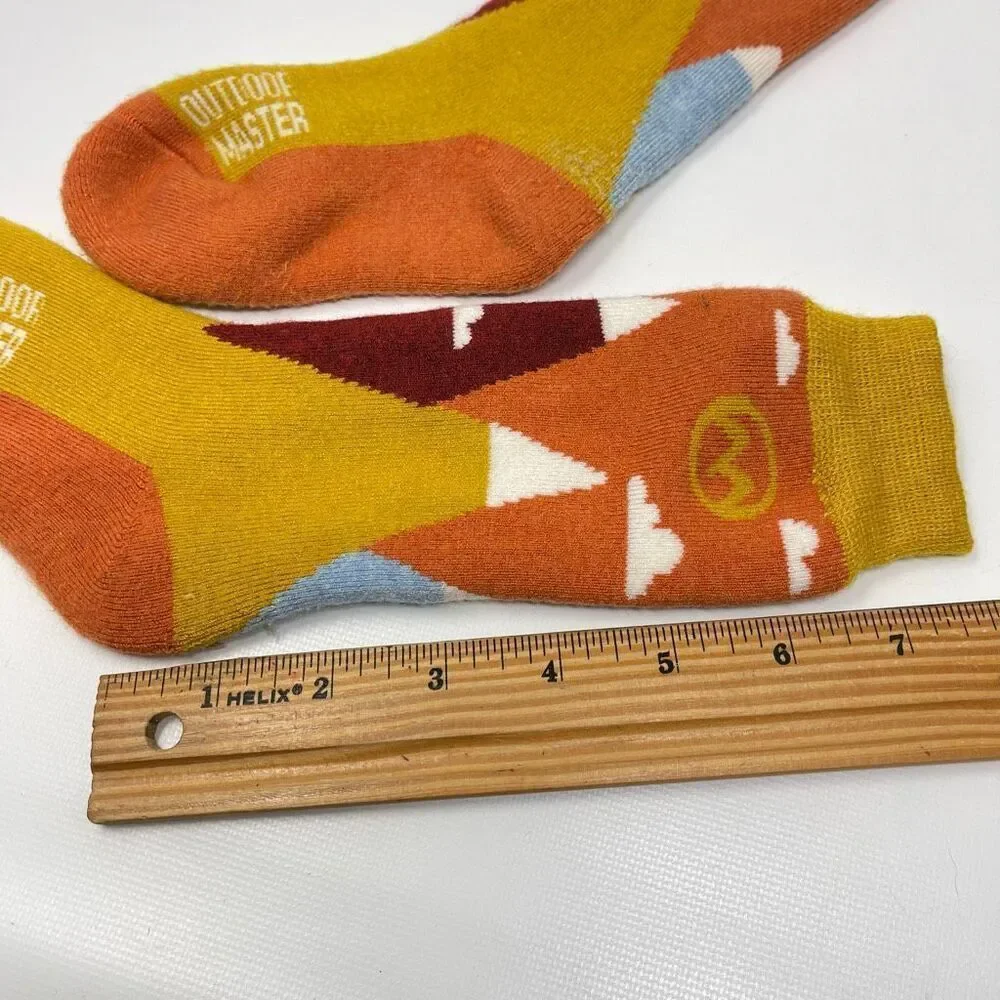 Outdoor Master Ski Snowboard Socks Warm Thermal Over Calf Infant Size XS 7-11.5